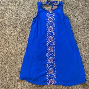 Blue dress